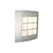 Besa Lighting Quad 10 Sconce, Opal/Silver, 1x9W LED QUAD10-LED-SL - alternate 1